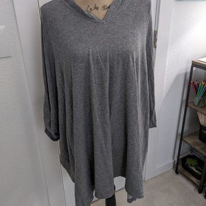 Chico's Zenergy Gray Poncho Top Size 3